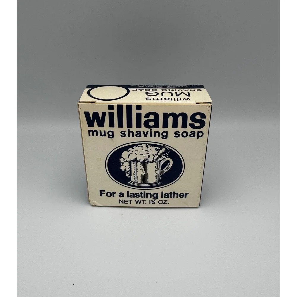 NOS Vintage Williams Mug Shaving Soap 1.75 oz Discontinued Original Formula
